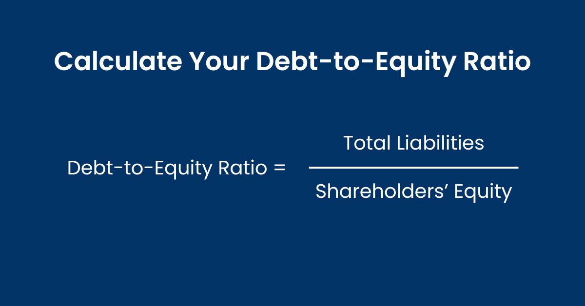 How to Calculate Your Debt-to-Equity Ratio