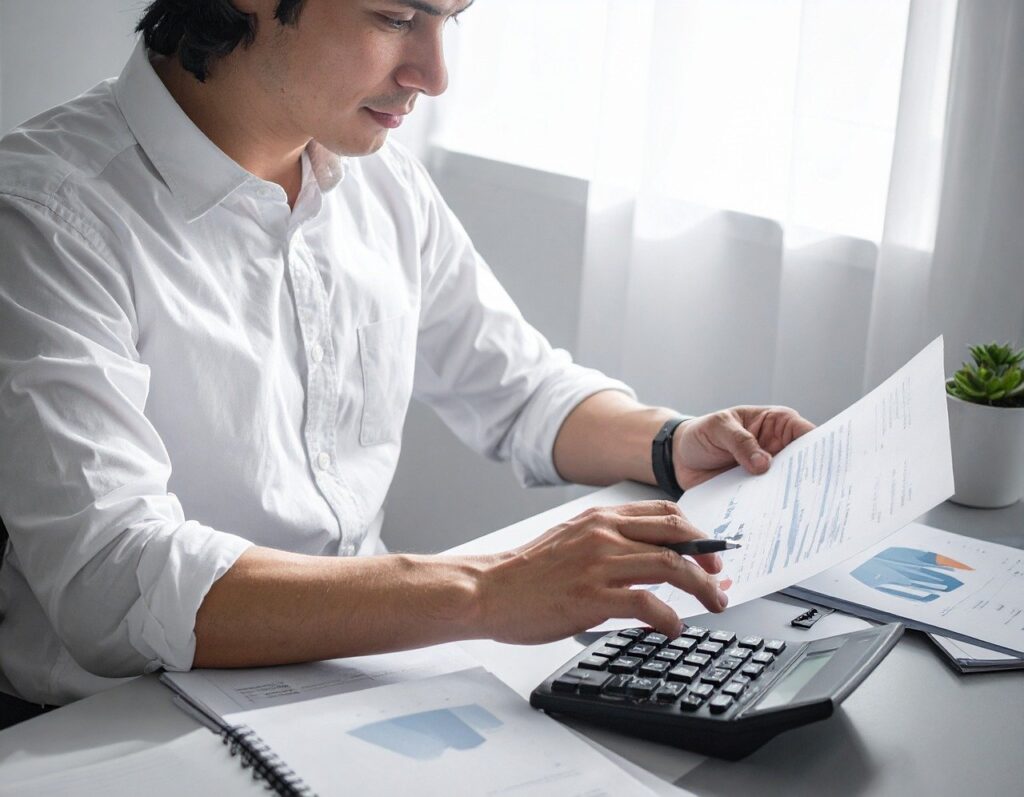 Executive signing paperwork for S Corp LLC tax filing